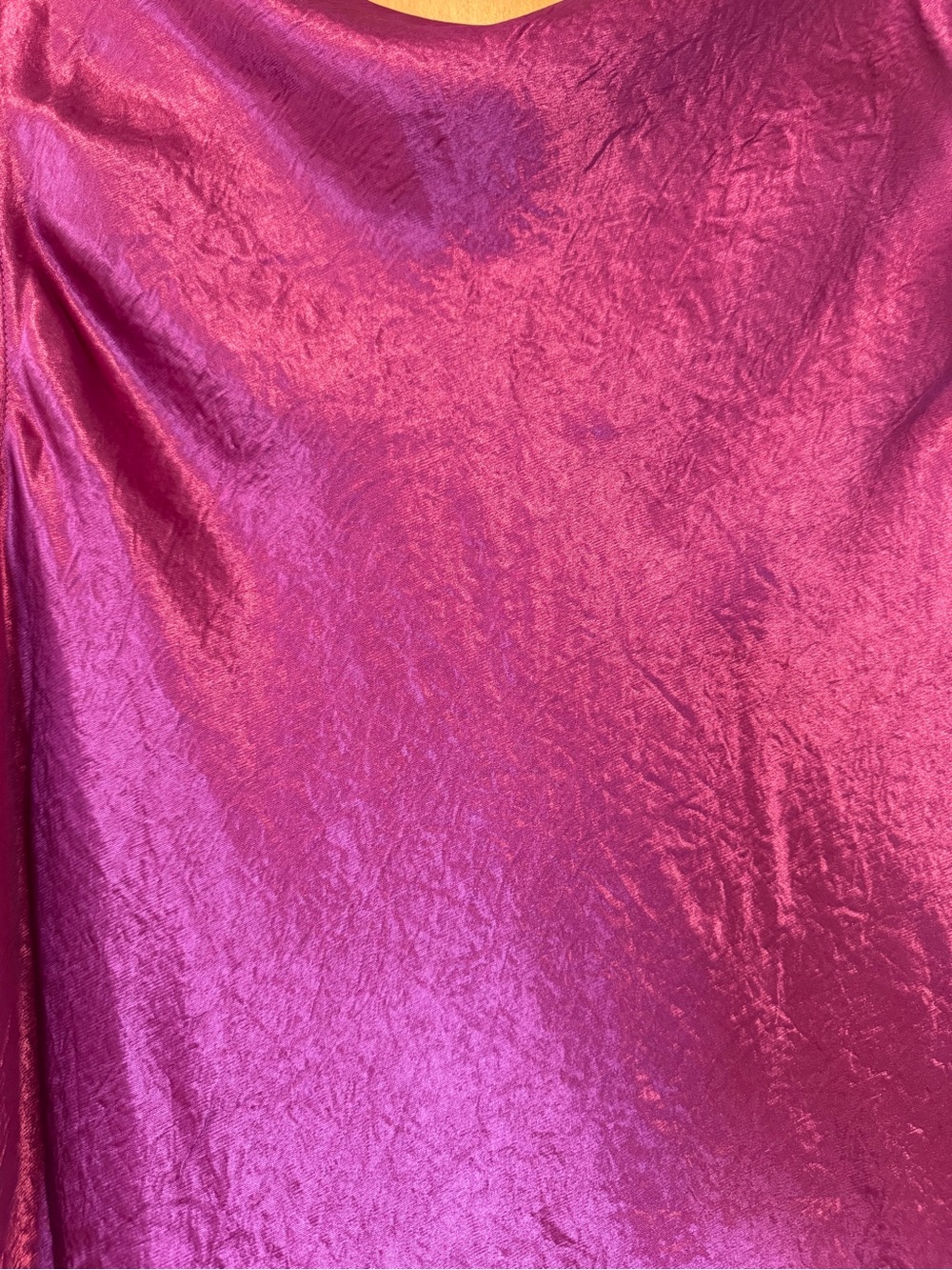 Banana Republic Sleeveless Satin Shift Dress in Fuchsia - Picture 6 of 6